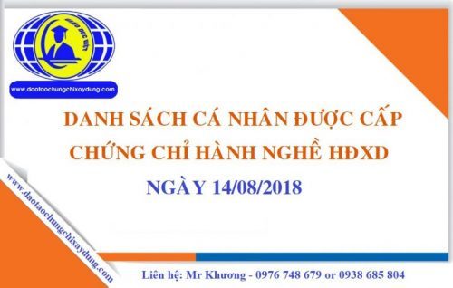 chứng chỉ hành nghề